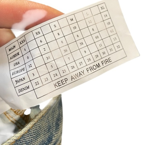 One Teaspoon Floral Embroidered Jeans Straight Light Wash Lola Awe I Size: 30 - Picture 10 of 11